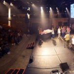 imagem de cerimônia de premiação do troféu hqmix no sesc são paulo