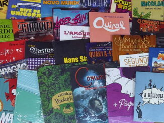 Capa com diversos títulos de HQs brasileiras reunidos na Quinzena do Quadrinho Nacional, destacando a produção de quadrinhos nacionais e autores do Brasil.