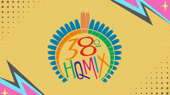 Logo oficial do 38º Troféu HQMIX, utilizado para identificar a participação no HQMIX e o processo de inscrição no prêmio.
