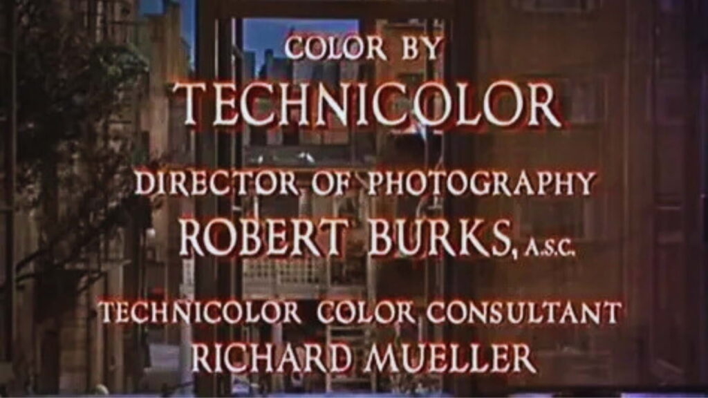 Cartela “Color by Technicolor” exibida no início de muitos filmes clássicos de Hollywood produzidos com o processo Technicolor.